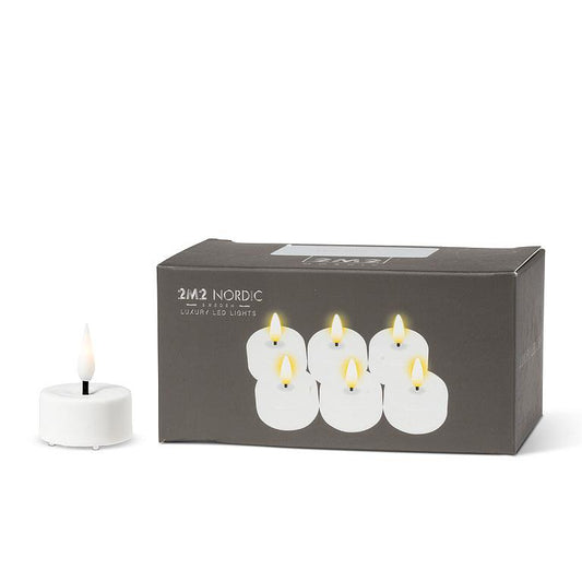 Luxlite Flameless LED Tealight. Set of 6
