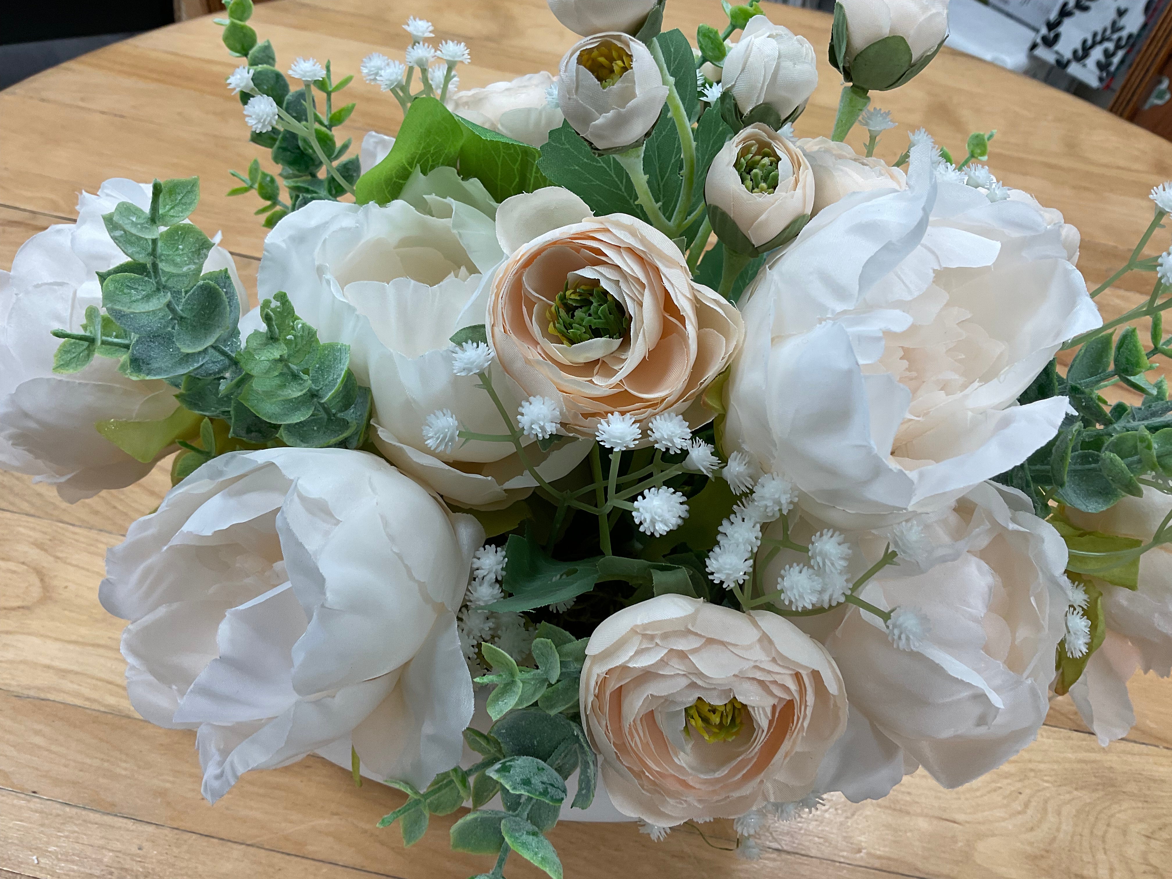 Peaches and Cream Floral Arrangement