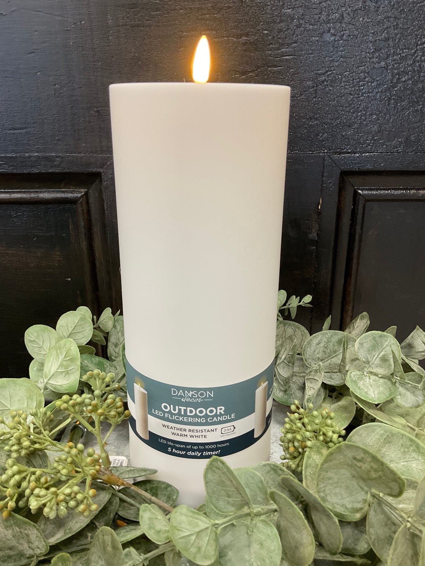 Outdoor Flickering LED Candle