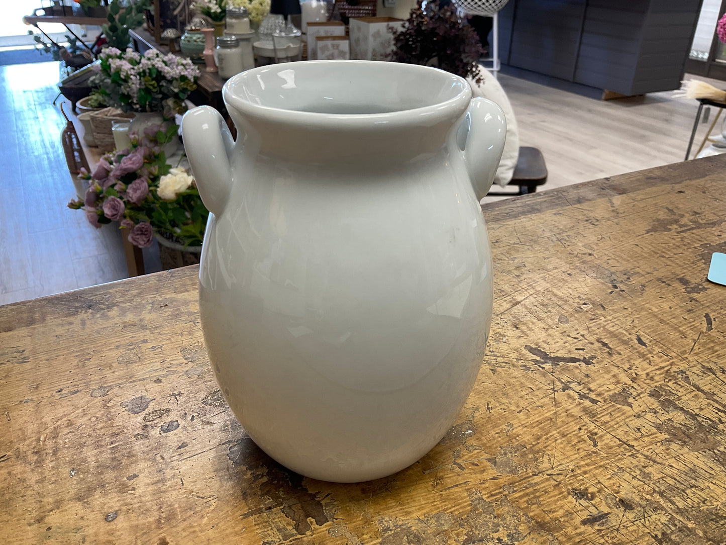 White 2 Handled Jug