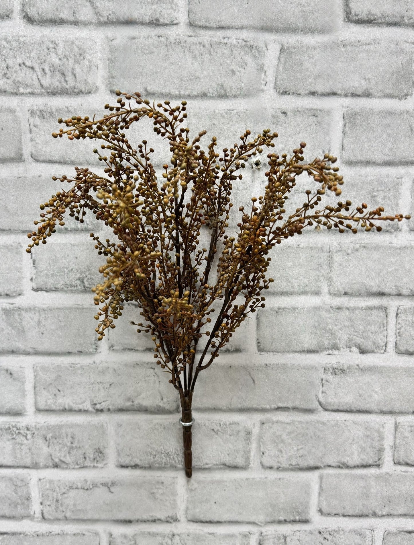 18” Brown Orange Pepperberries Bush