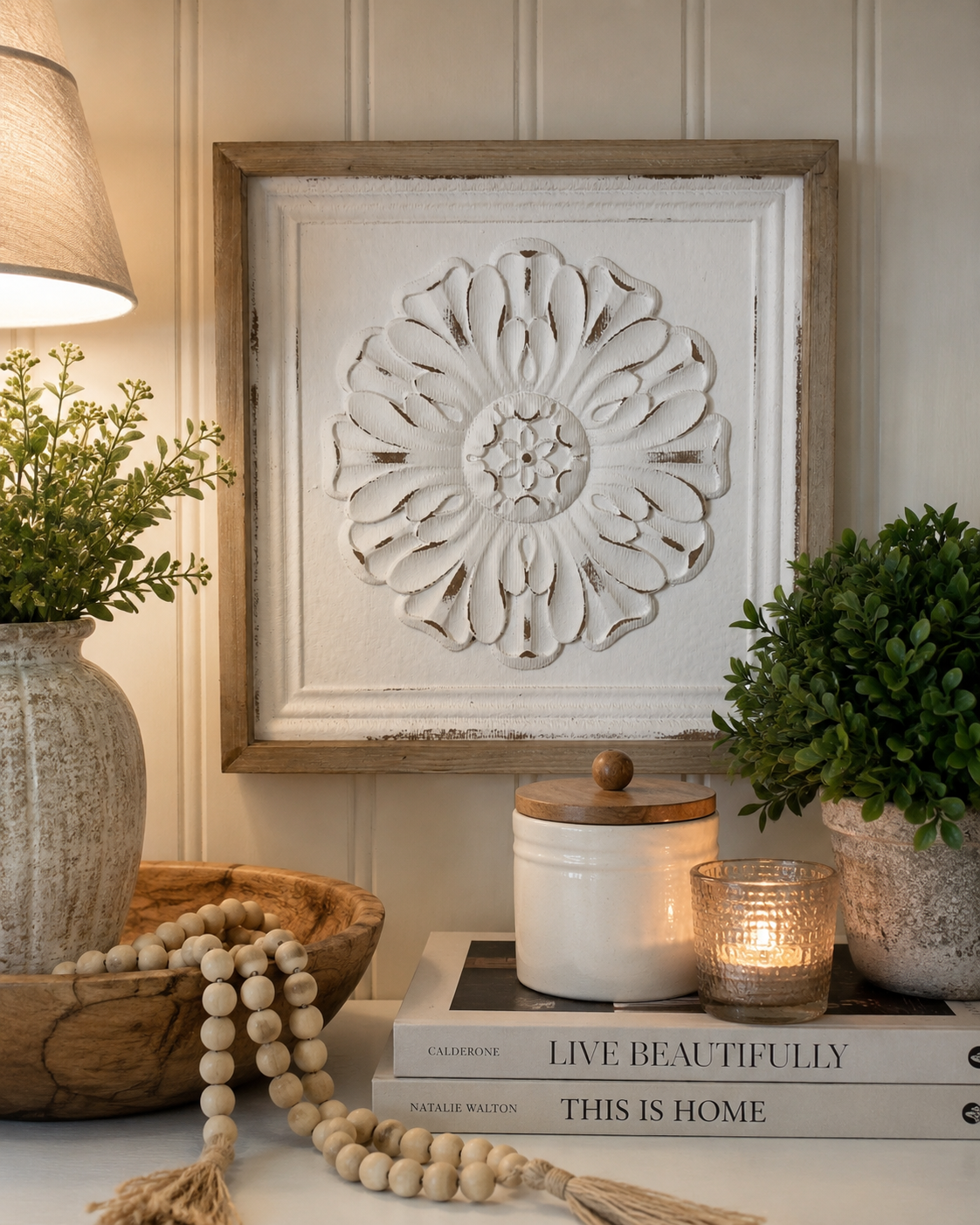 Colette Carved Wall Panel
