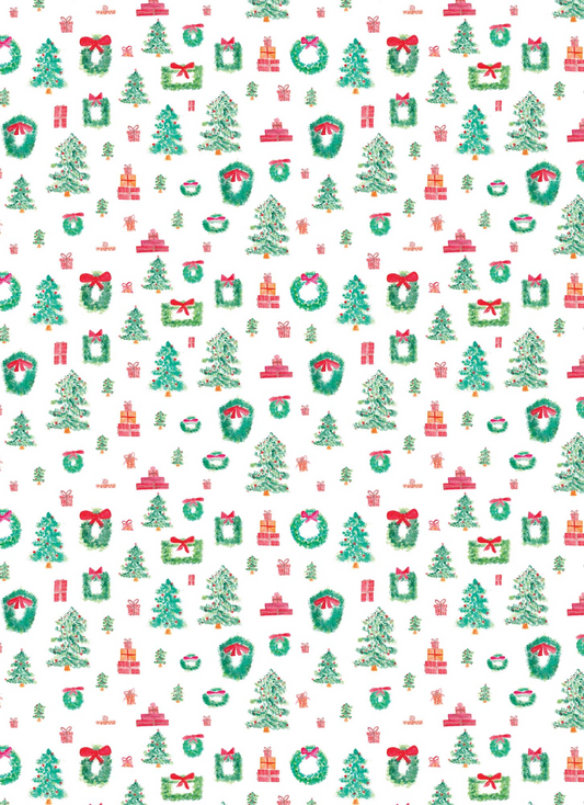 Maison Lorrain Designer Tea Towels - Christmas in the City - Designed in Canada