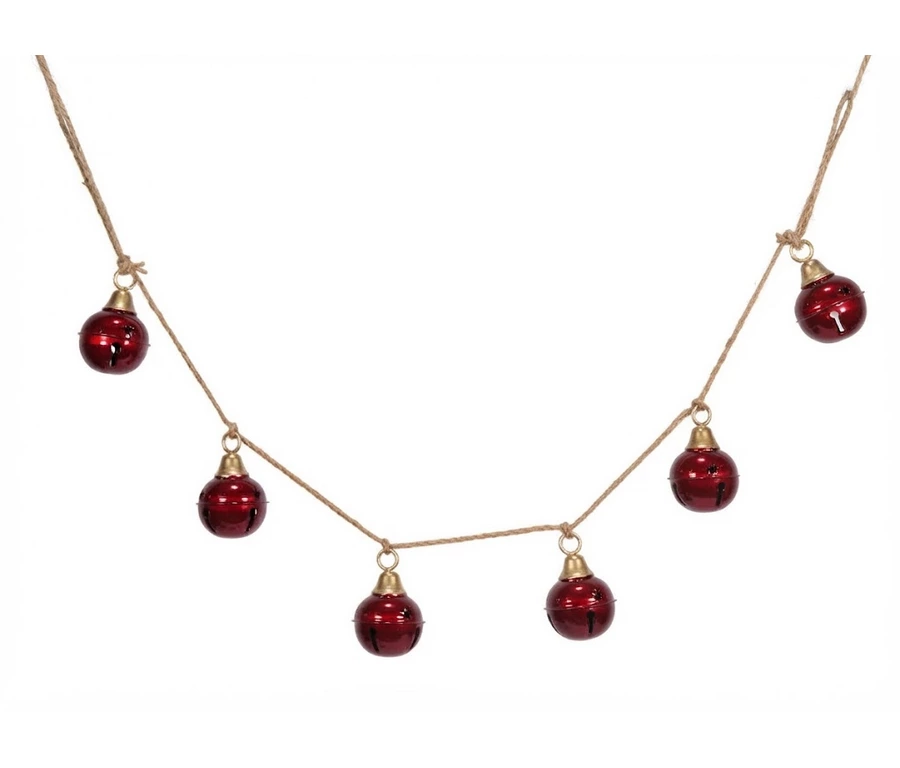 Burgundy Bells Garland