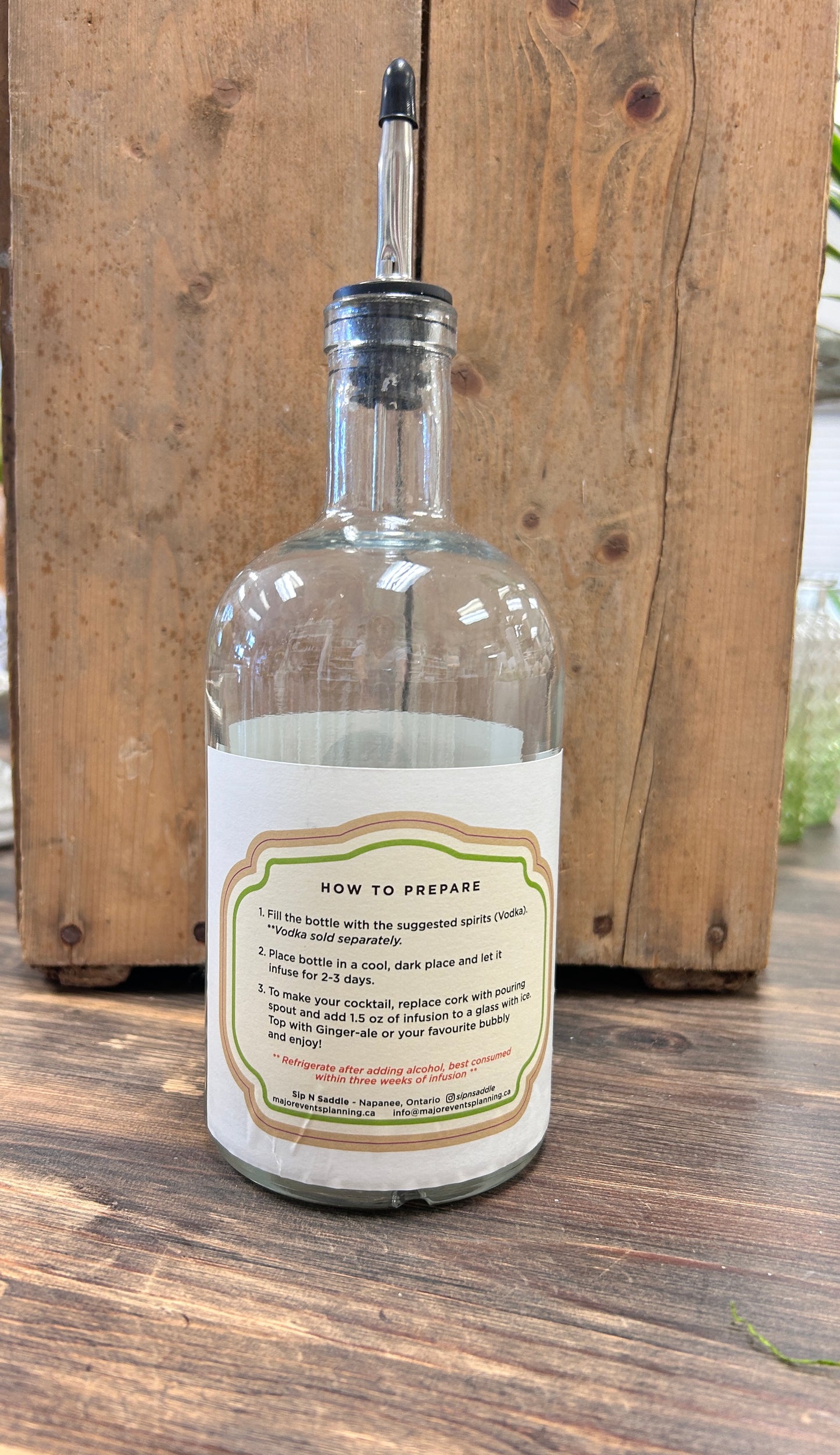 Cocktail Infusions - Locally made