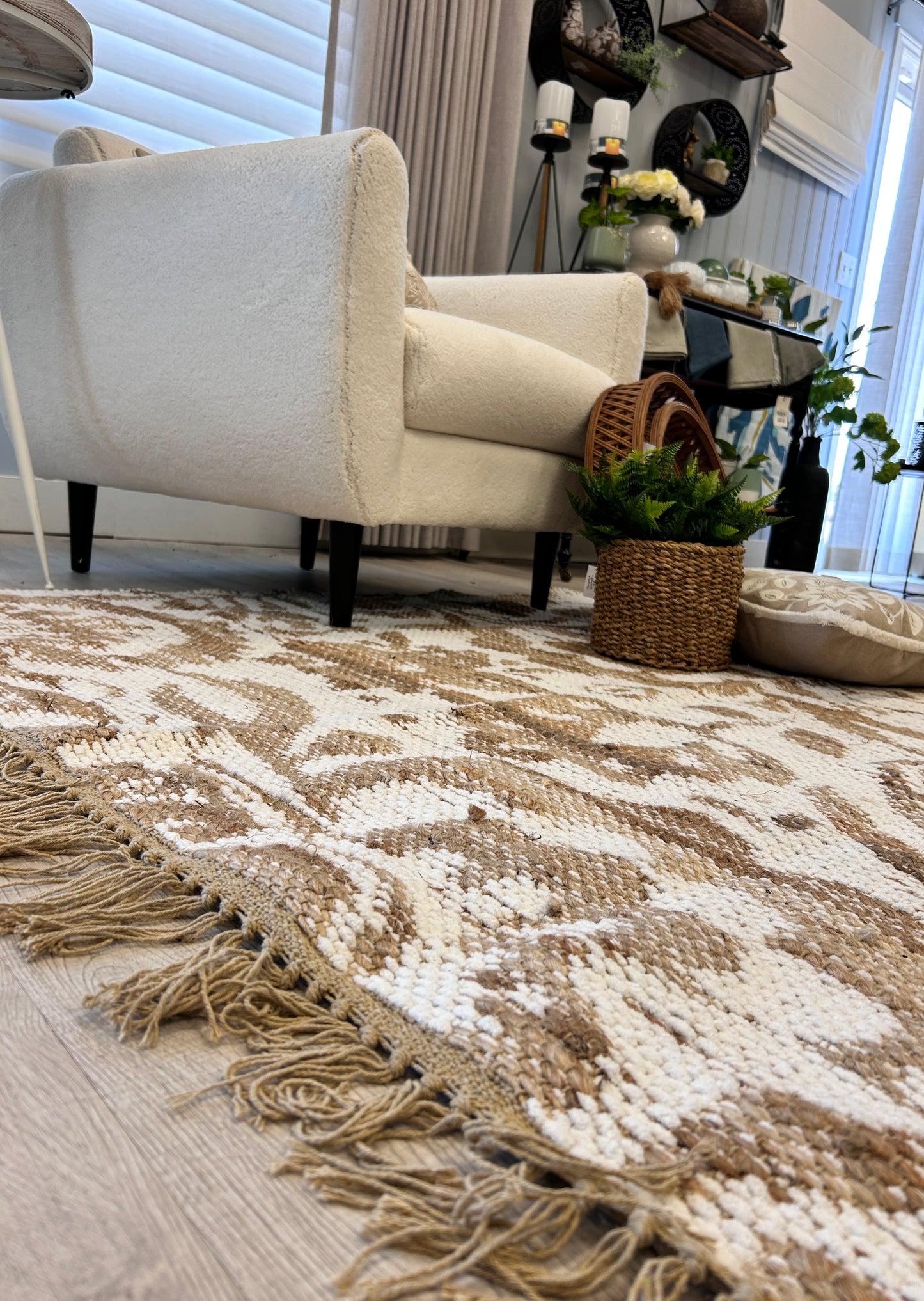 Tropez Jute& Chenille Rug - 5x7