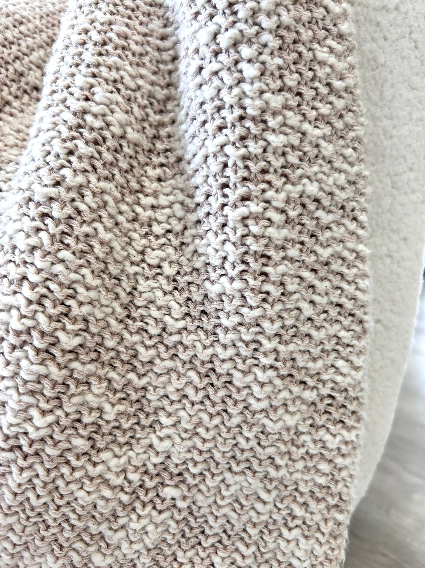 Rami Blush Cotton Throw