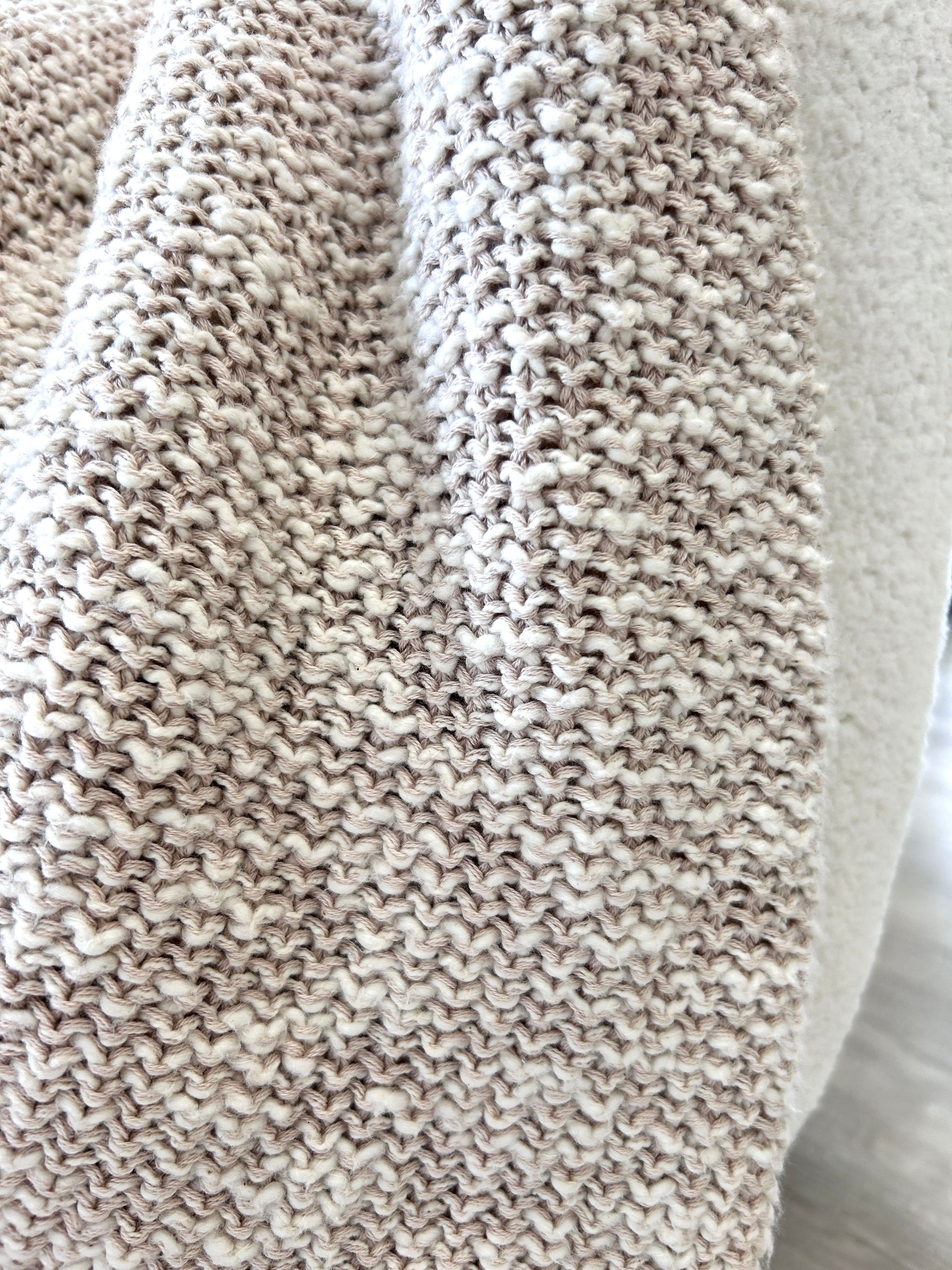 Rami Blush Cotton Throw