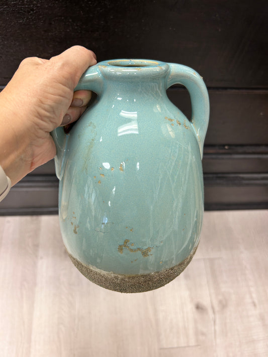 Terracotta Blue Vases