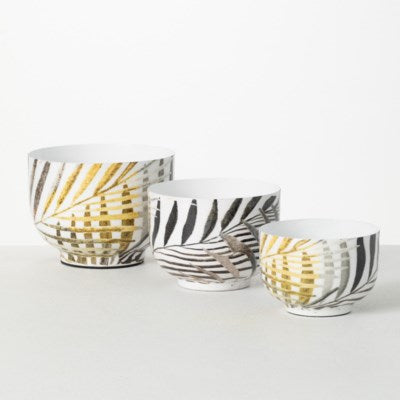 Tropical Patterned Container Set