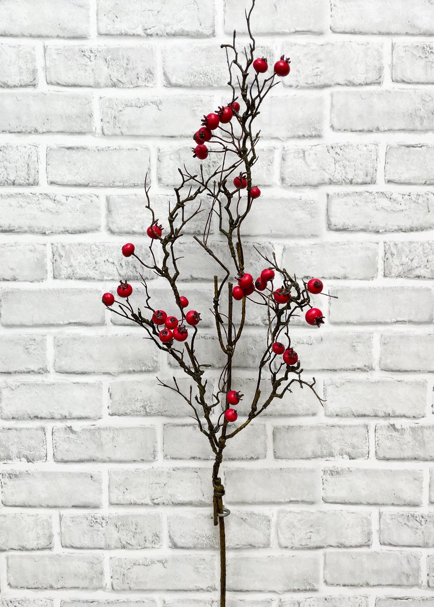 Outdoor Matt Red Twiggy Berry Spray