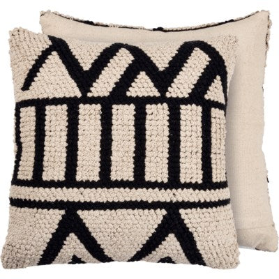 Creme Geometric Pillow