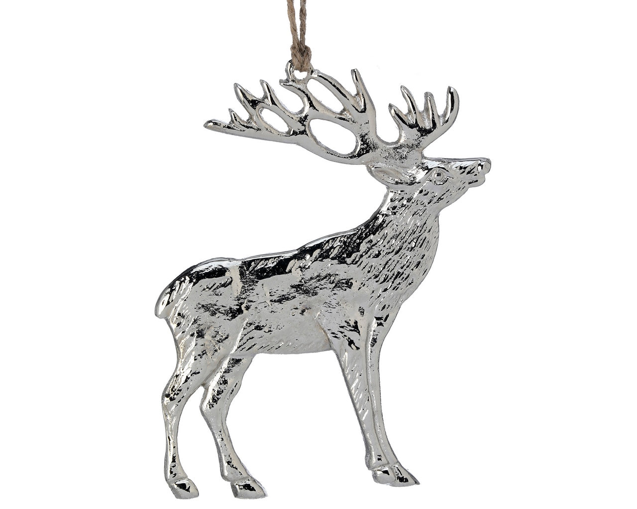 Ornament Hanging Silver Deer
