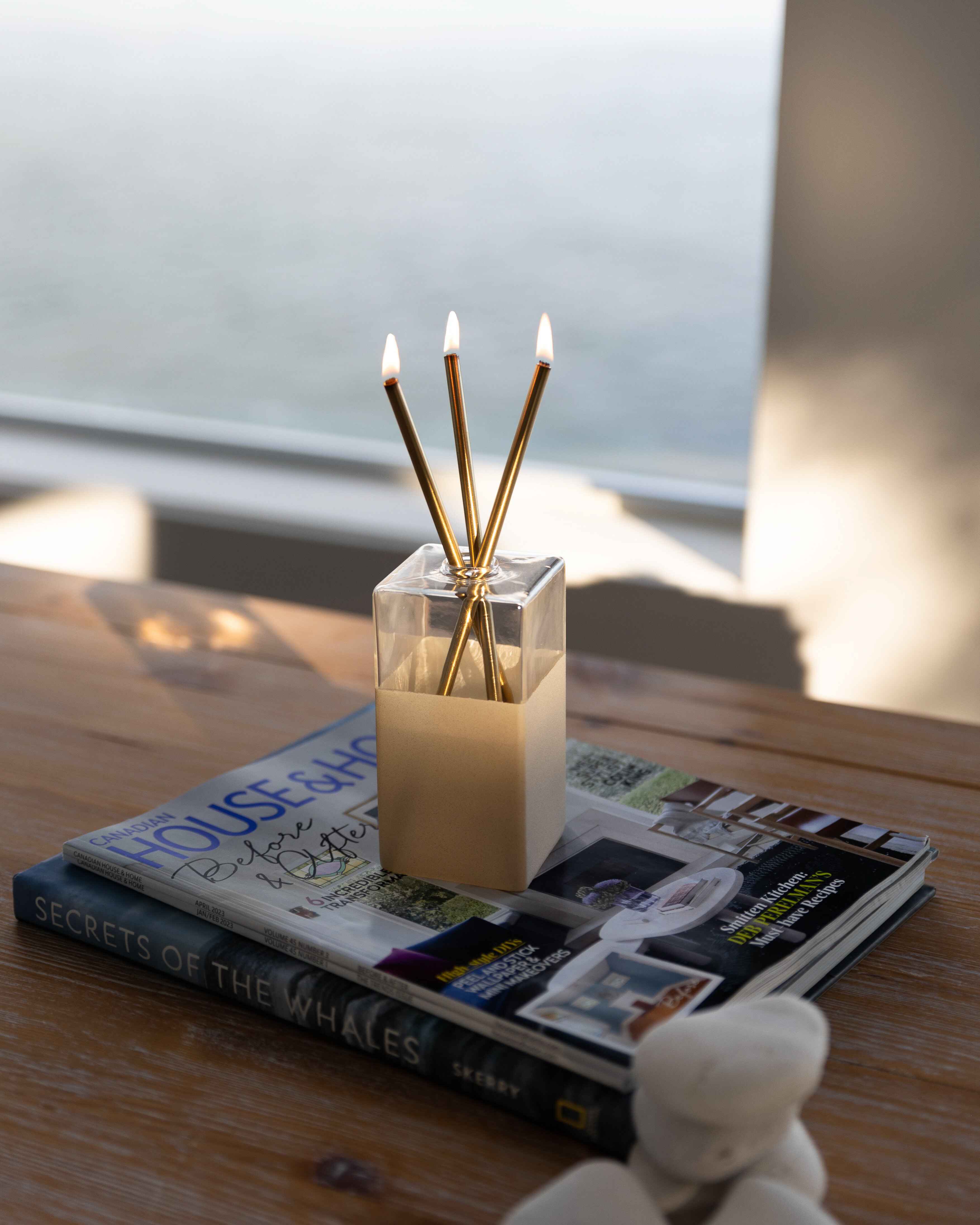 Gold Everlasting Candles - Made in Canada