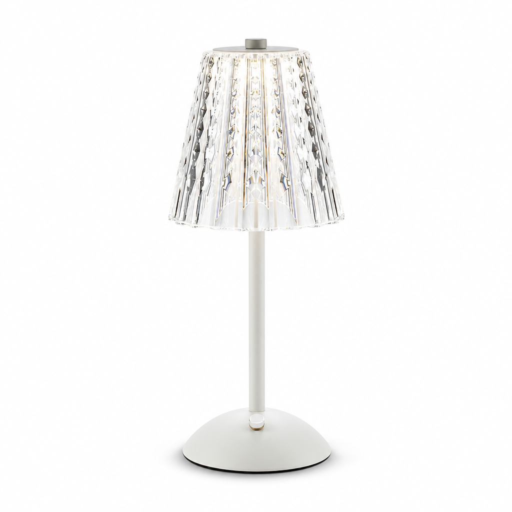 LED Crystal Shade Table Lamp