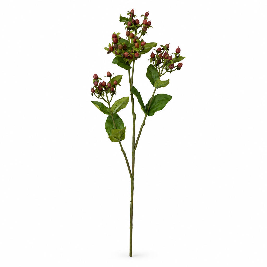 UV Protected Dark Orange Hypericum