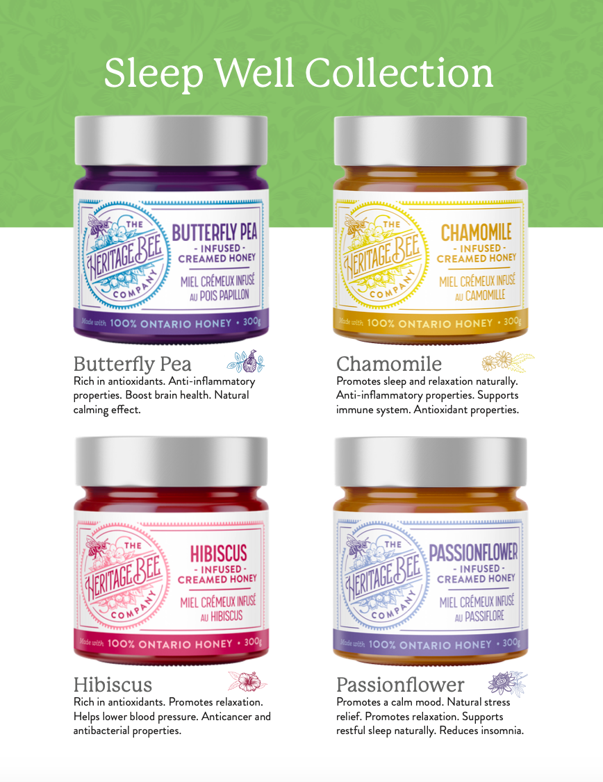 SLEEP WELL Gourmet Gift Set with Gold Honey Spoon