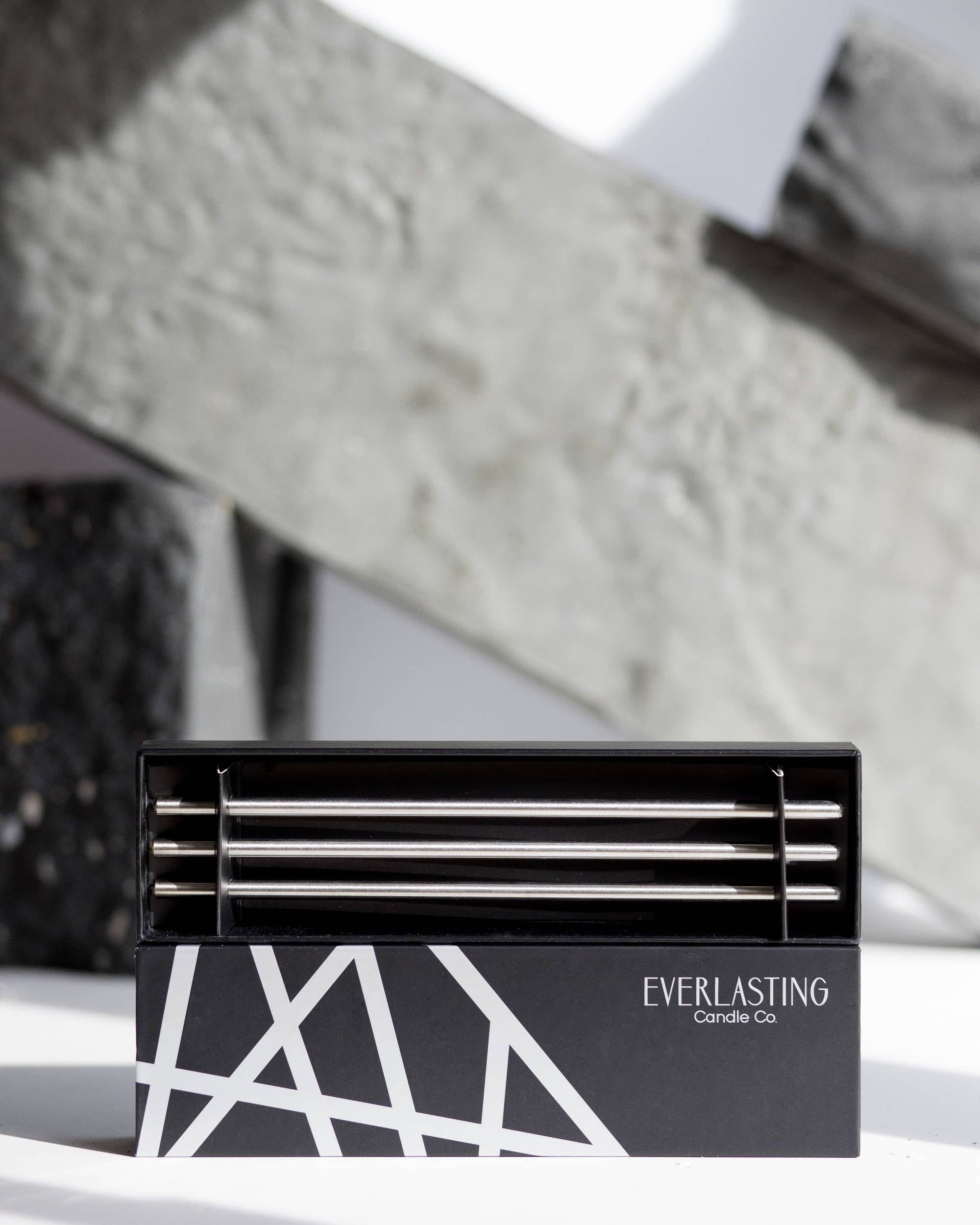 Silver Everlasting Candles - Made in Canada