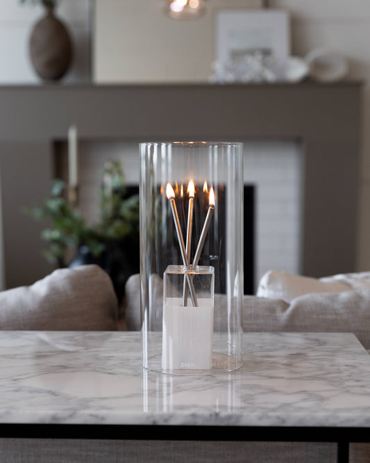 Hurricane Vase - Everlasting Candles - made in Canada