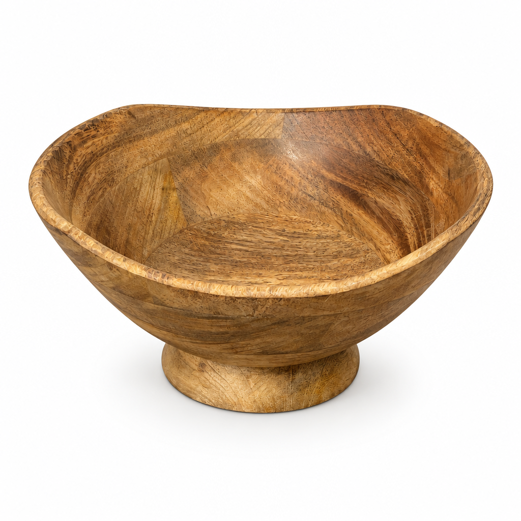 Sculpted Wooden Bowl