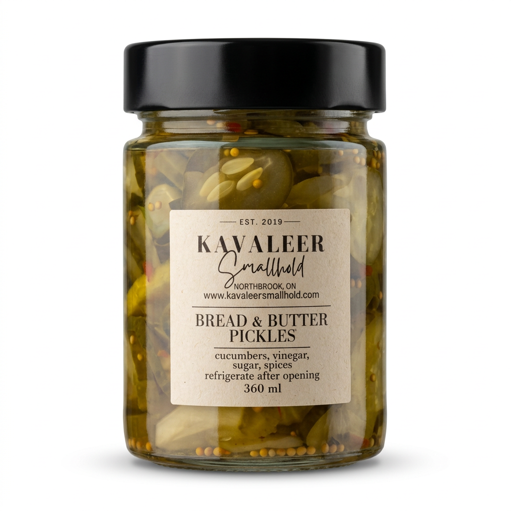 Kavaleer Bread and Butter Pickles