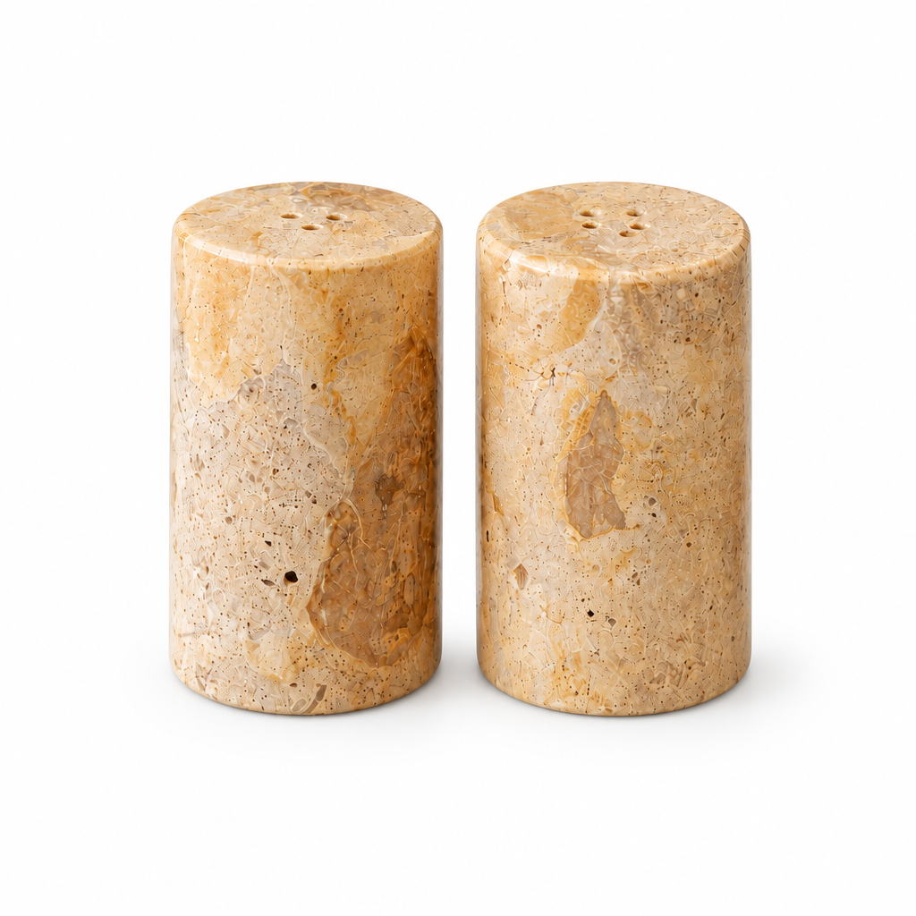 Marble Salt & Pepper Shakers