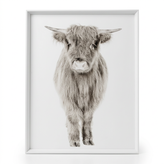 Highland Calf Print