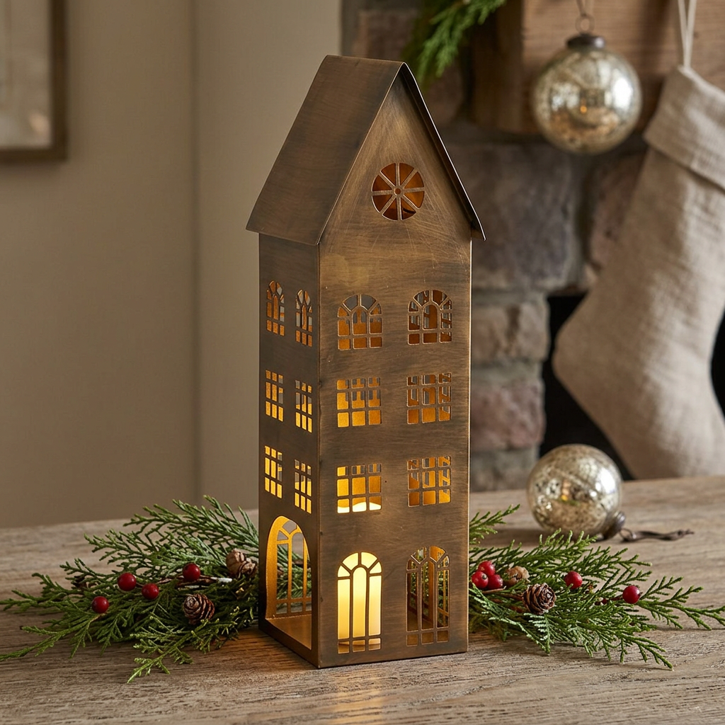 Brass Christmas Township House