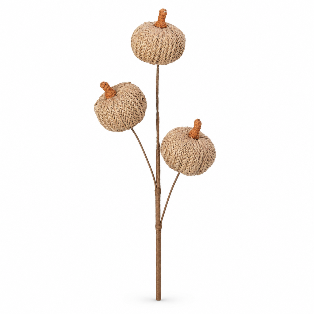 Triple Natural Brown Weave Pumpkin