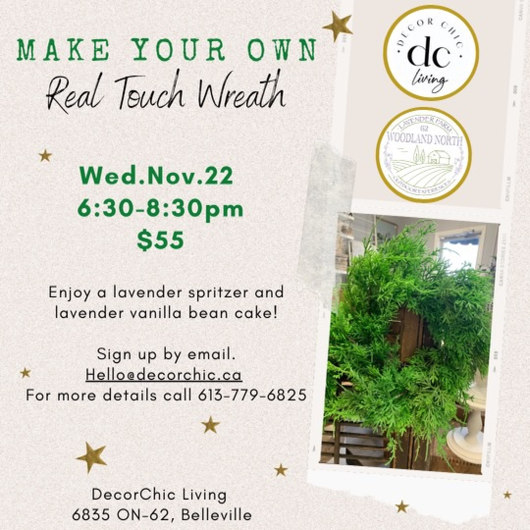 Make Your Own Wreath | Nov 22 2023, 6:30-8:30pm