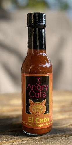 3 Angry Cats Hot Sauce - locally made