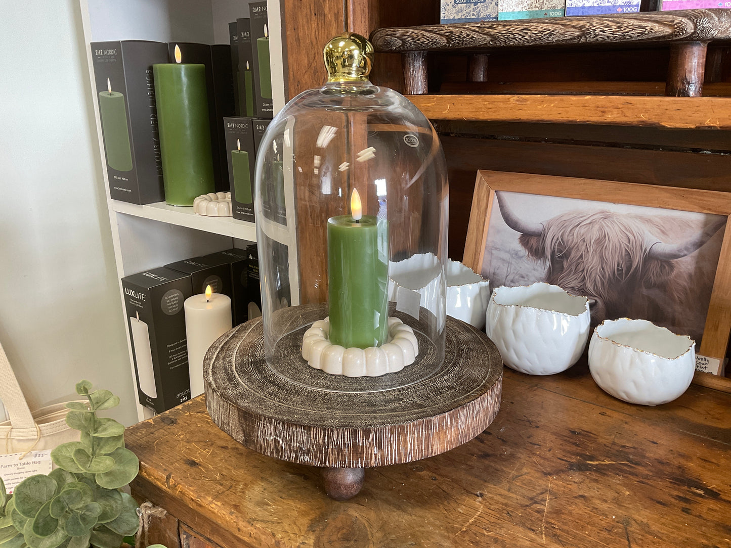 Round Wooden Riser on Legs