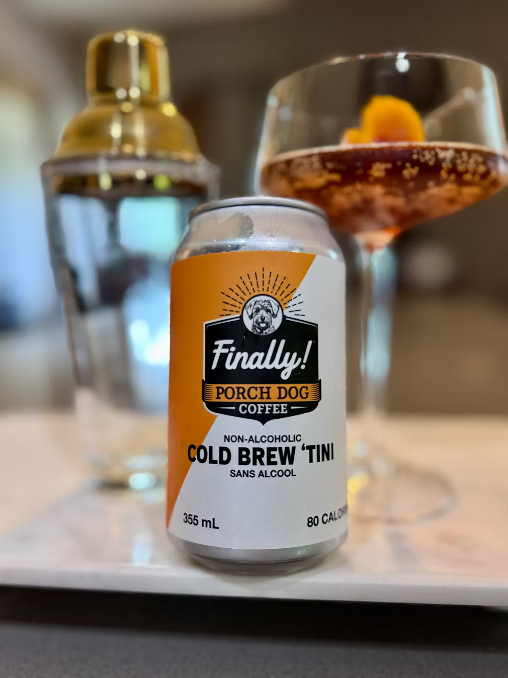 Finally! Non Alcoholic Cocktail -  Cold Brew TINI