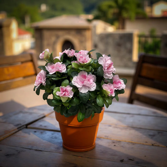 Pink Azalea Bush