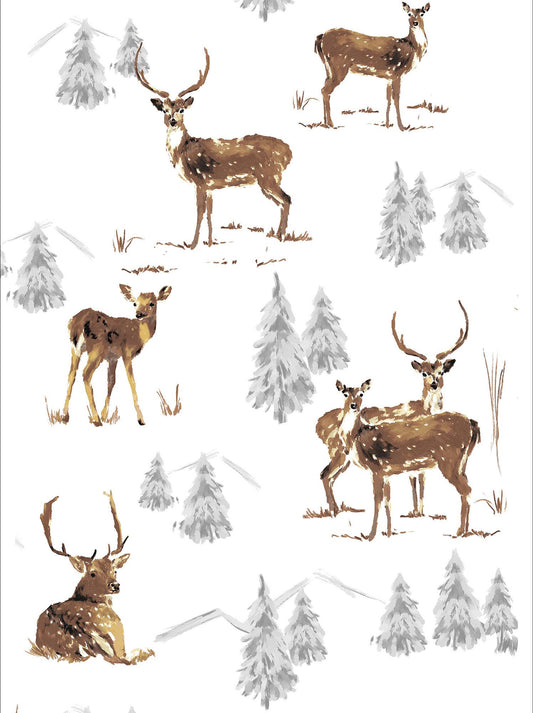 The Deer - Tea Towel