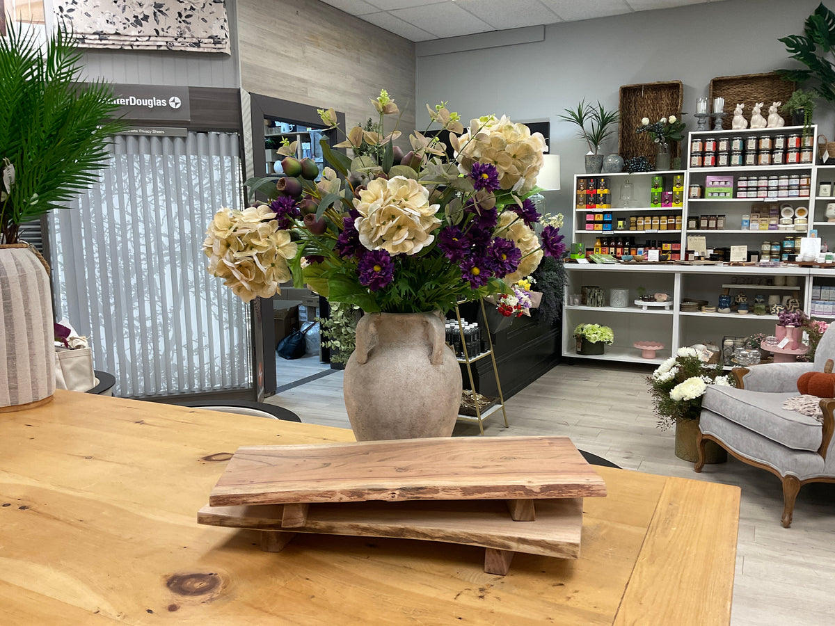 Acacia Wood Serving Live Edge Board