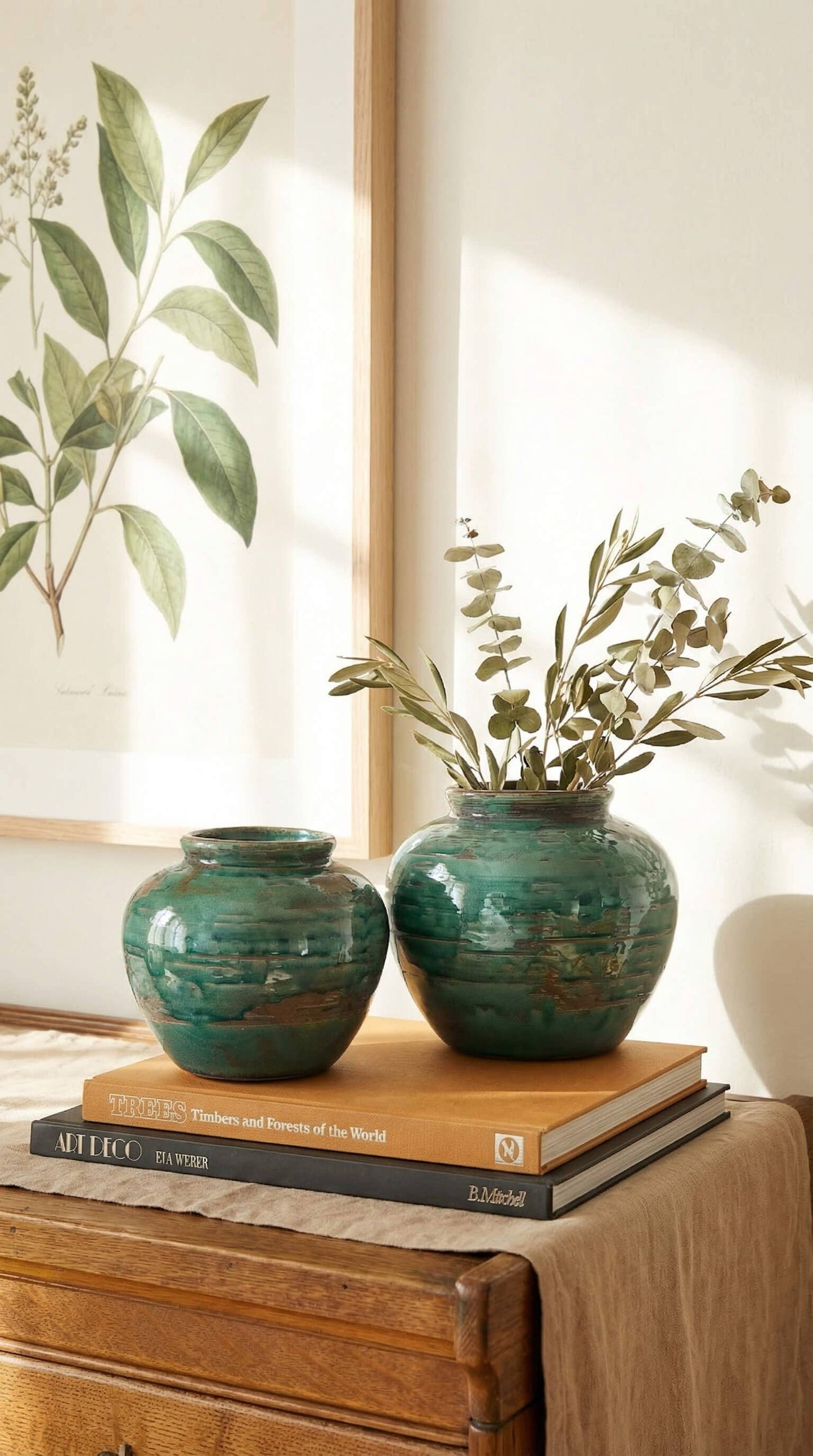 Selva Emerald Green Vase