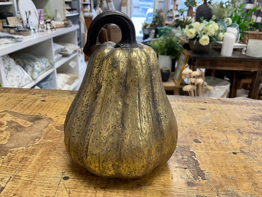 Brushed Gold Pumpkin