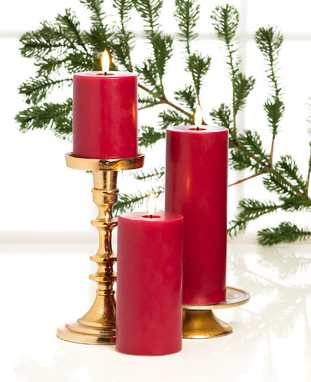 Luxlite Flameless Candle Red