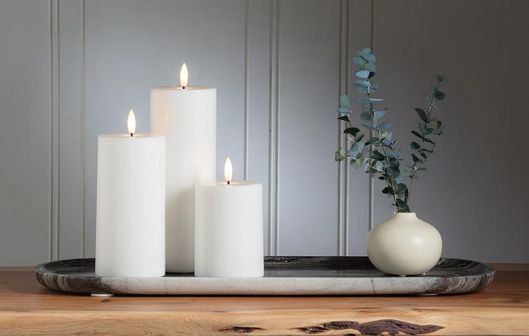 Luxlite Flameless Candle White