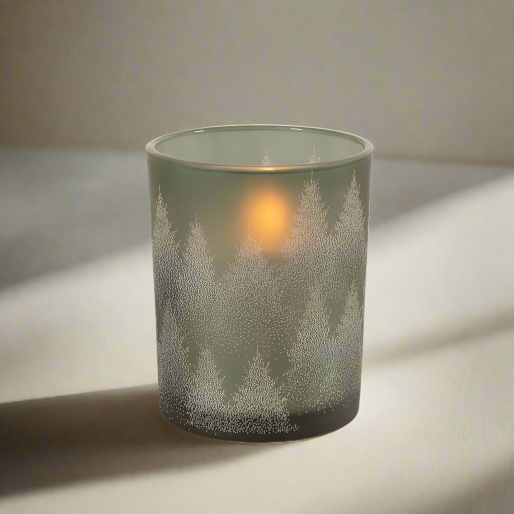 Green Votive Tea Light Small