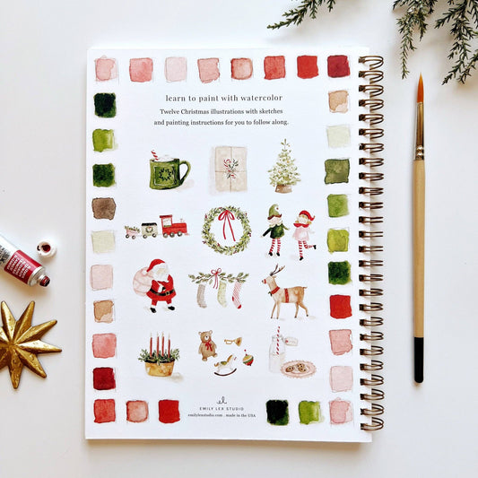Emily Lex Watercolor Christmas Workbook