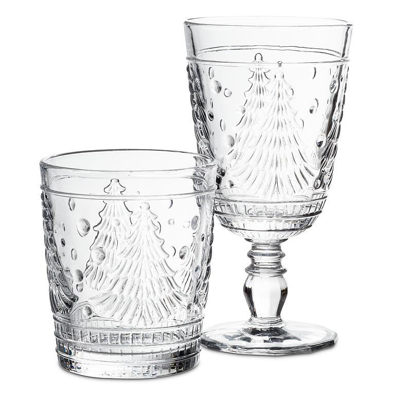 Christmas Tree Glassware