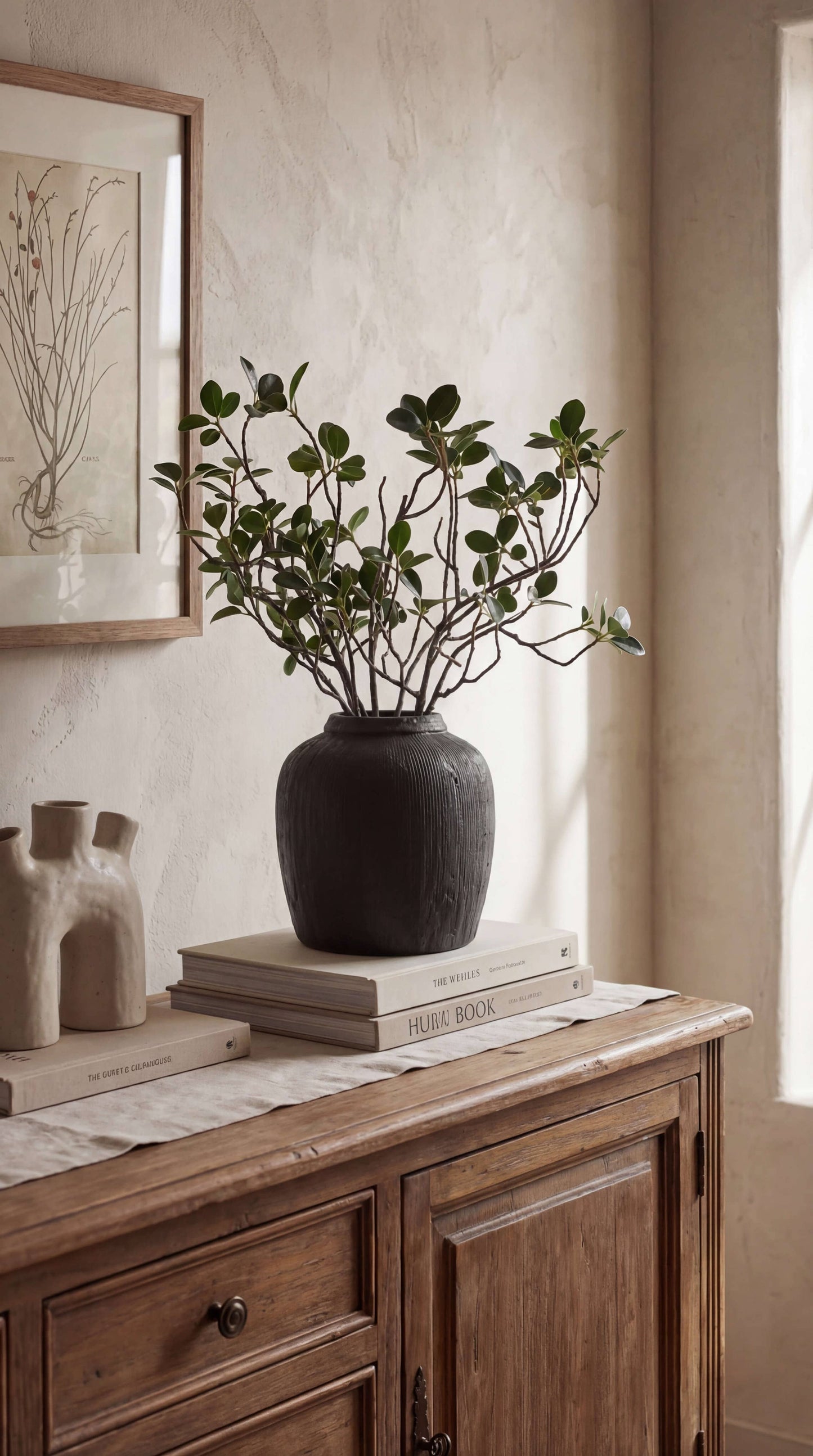 Mirella Ribbed Terracotta Vase