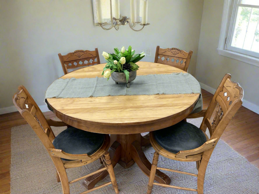 Linen Runner Warm Grey