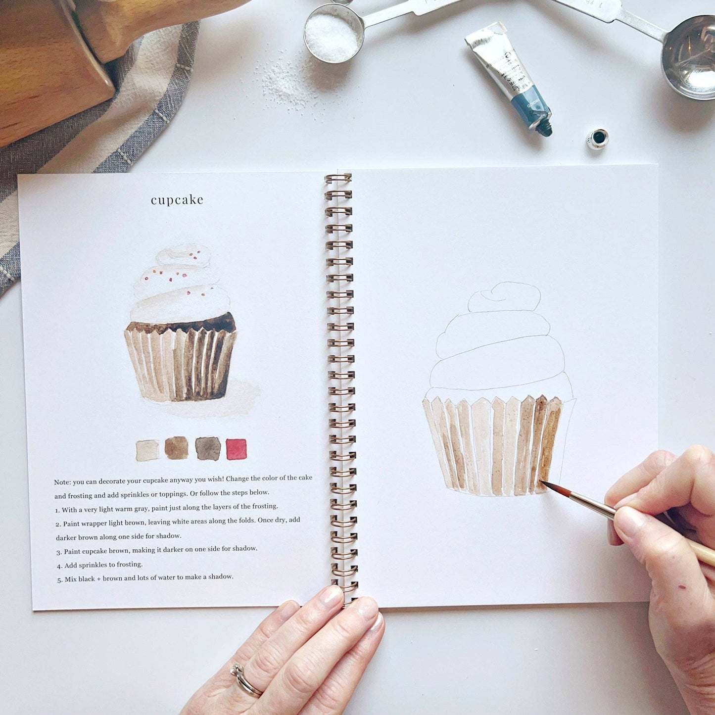 Emily Lex Watercolor Baking Workbook