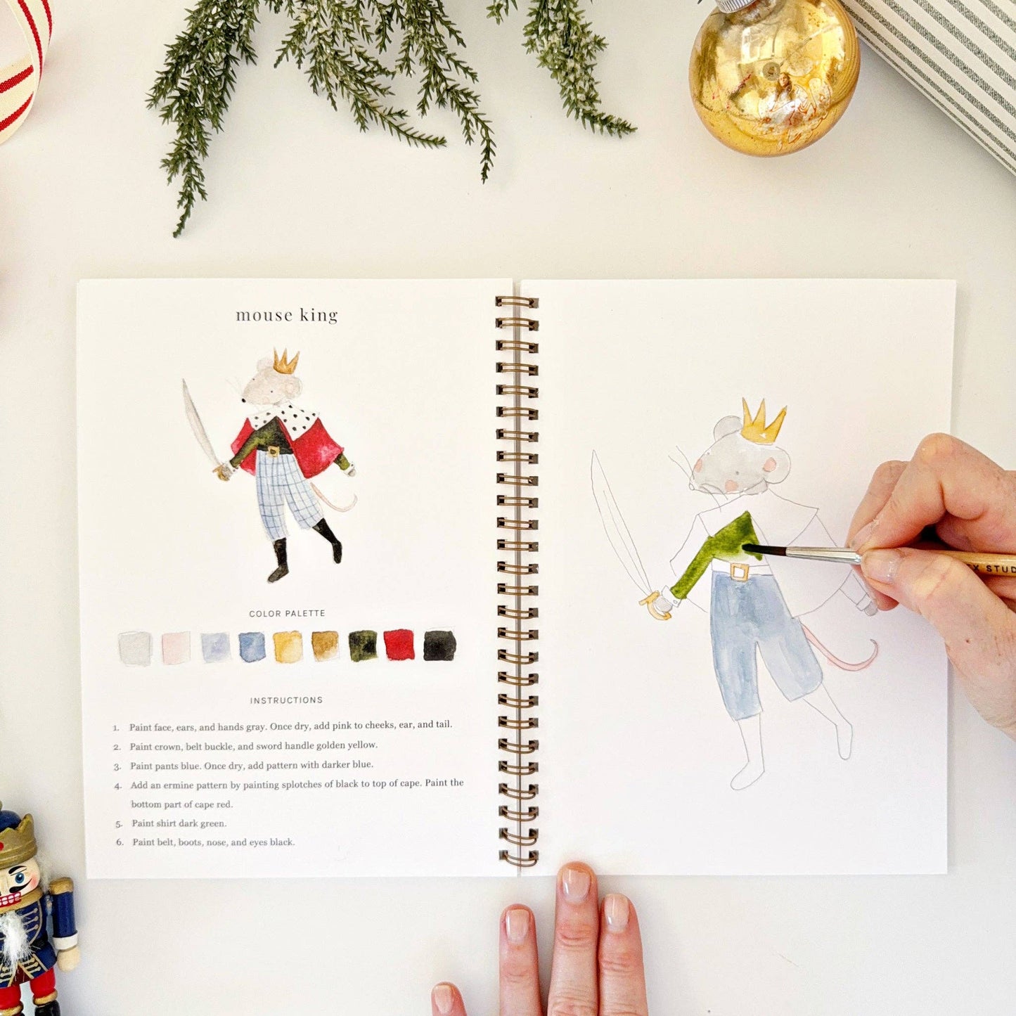 Emily Lex Watercolor Nutcracker Workbook