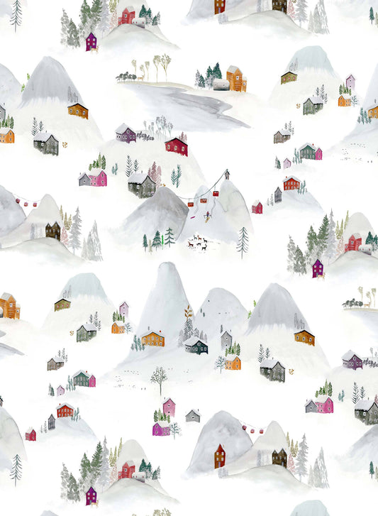 Village Alpin Tea Towel - Canadian Designed