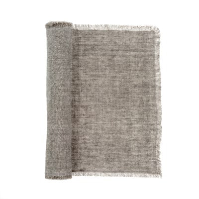 Linen Runner Warm Grey