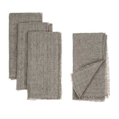 Linen Napkins - Warm Grey (Set of 4)